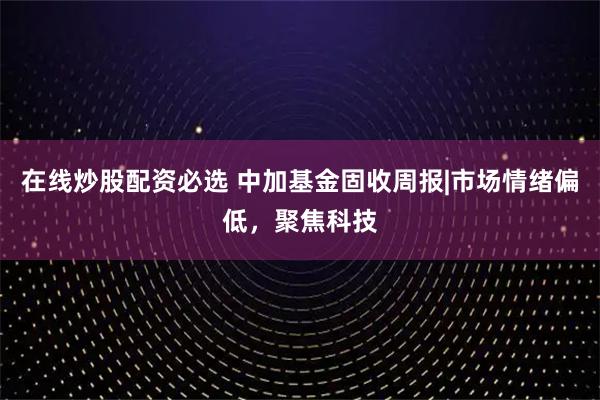 在线炒股配资必选 中加基金固收周报|市场情绪偏低，聚焦科技